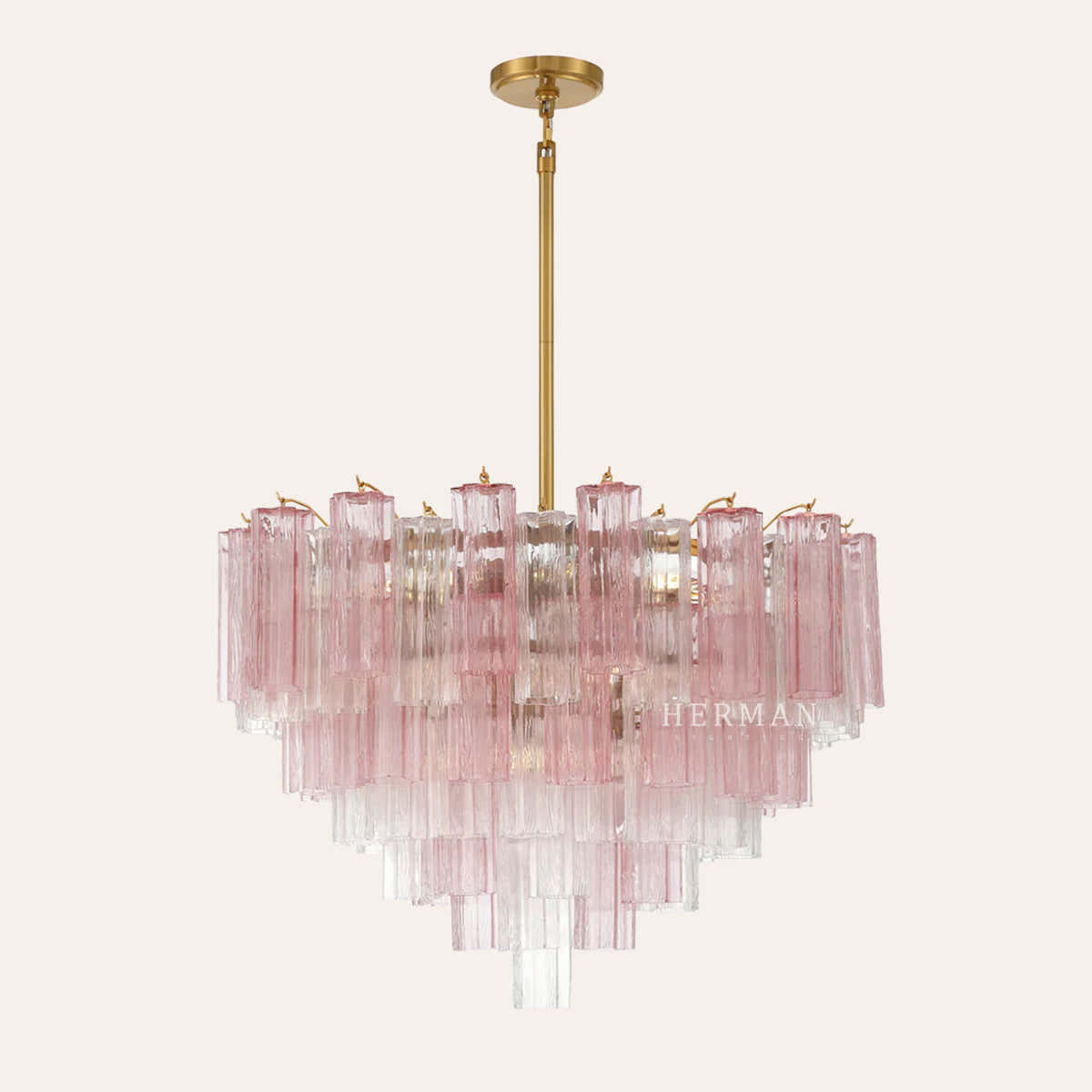 Petalia Murano Glass Chandelier 17.8" 22" 26.8" 32''D