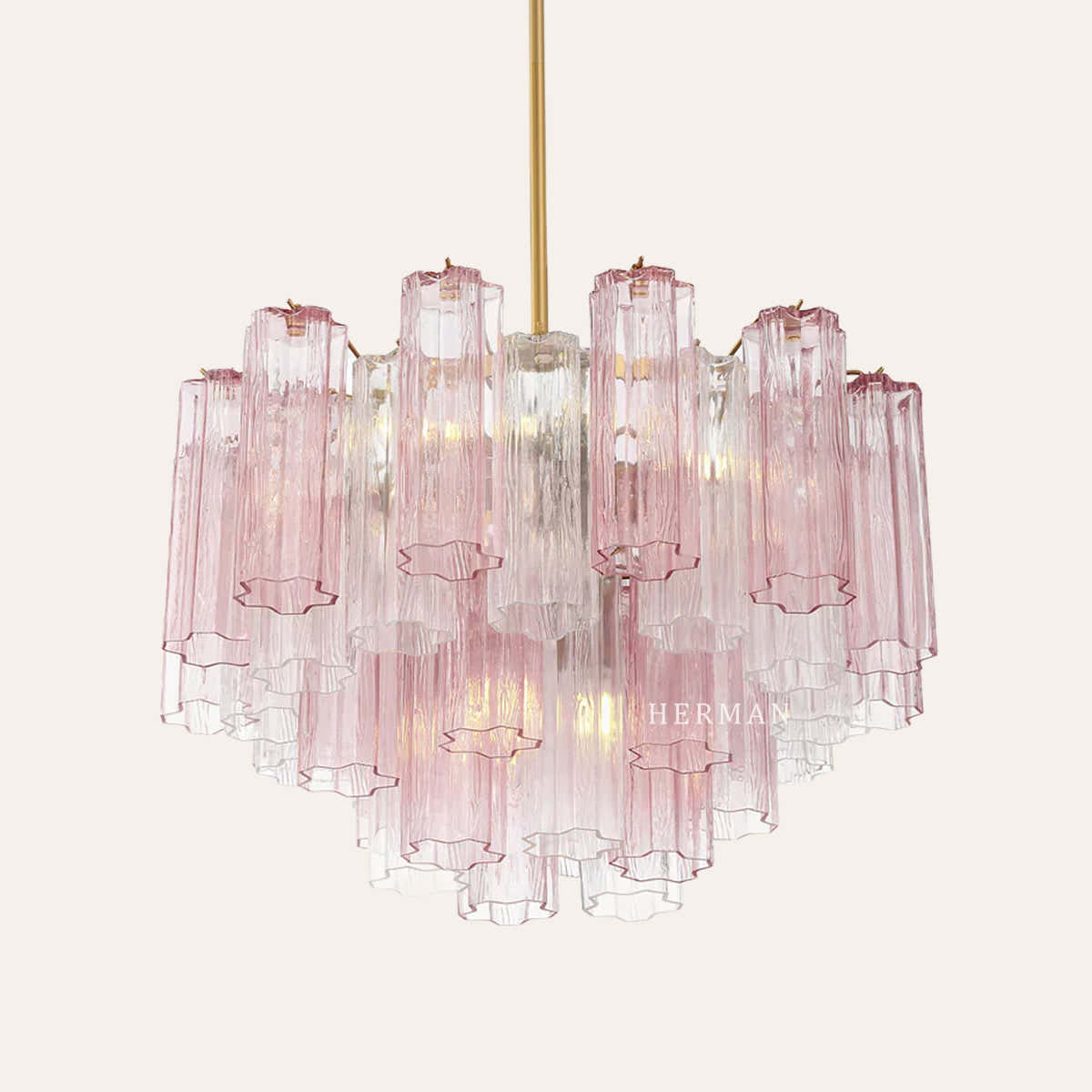 Petalia Murano Glass Chandelier 17.8" 22" 26.8" 32''D
