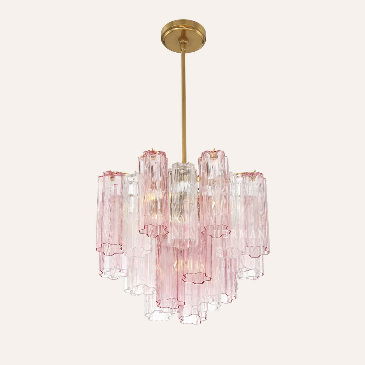 Petalia Murano Glass Chandelier 17.8" 22" 26.8" 32''D