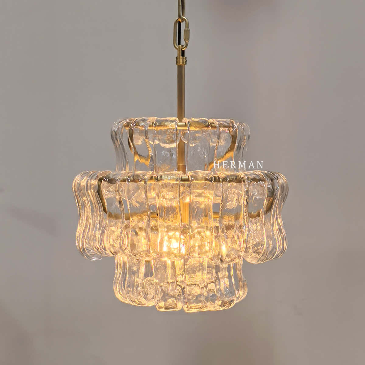 Amor Ghiaccio Glass Pendant Light