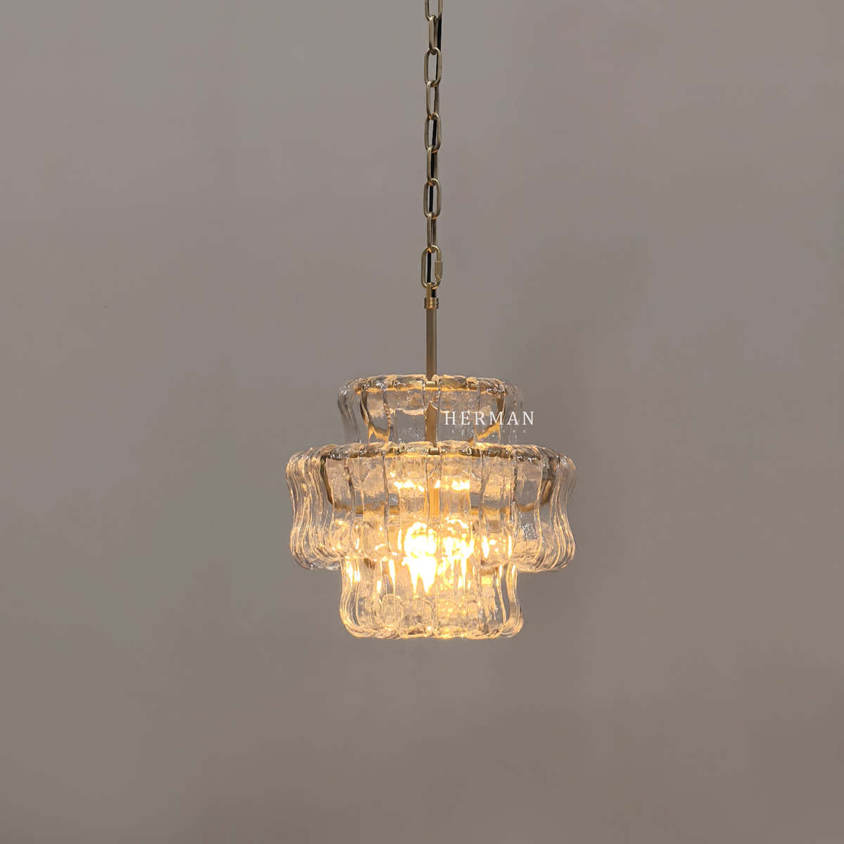 Amor Ghiaccio Glass Pendant Light