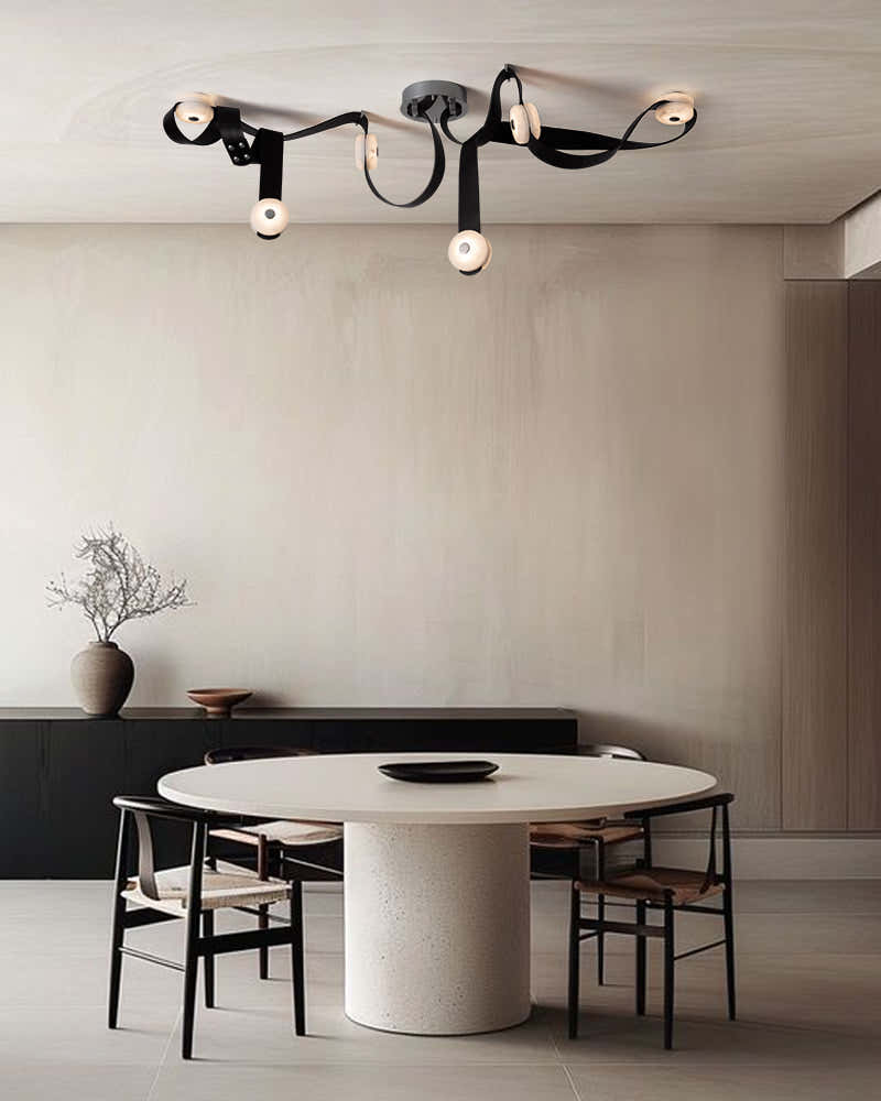 LED Module Snaps Alabaster Pug in Pendant Lighting with Extension Leather Straps