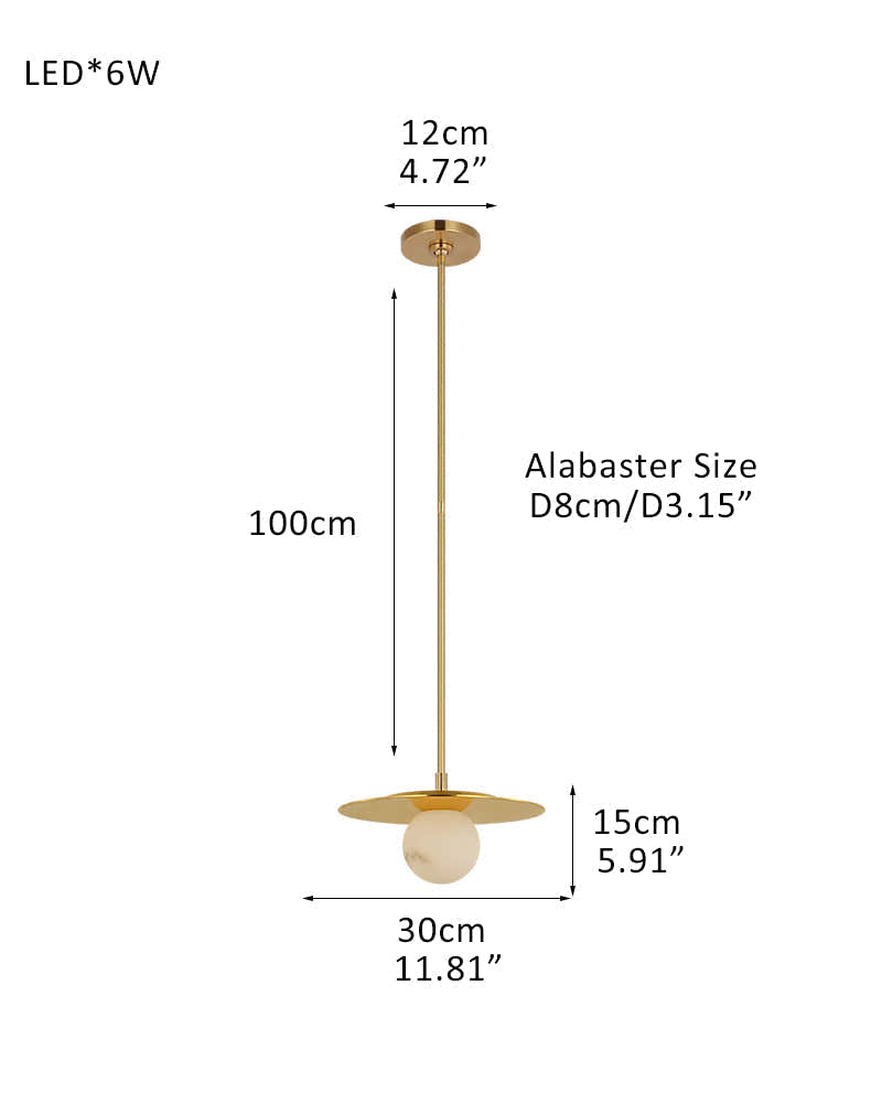 8-light Alabaster Globes LED Brass/Black Disc Ceiling Light Fixtures use for Living Areas