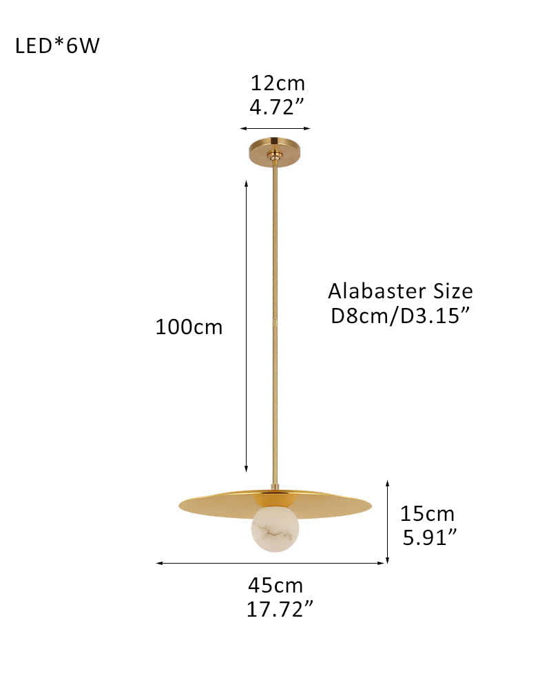 8-light Alabaster Globes LED Brass/Black Disc Ceiling Light Fixtures use for Living Areas