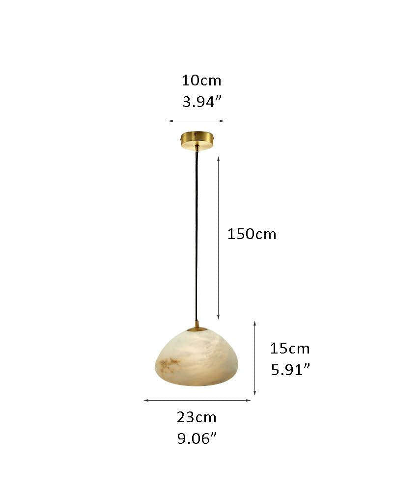 G9 Nature Alabaster Pebble Mini Pendant Light 1 bulb