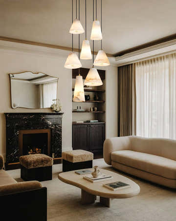 Modern White Alabaster Dome Pendant Light Fixtures in Cluster Decor for foyer entrance