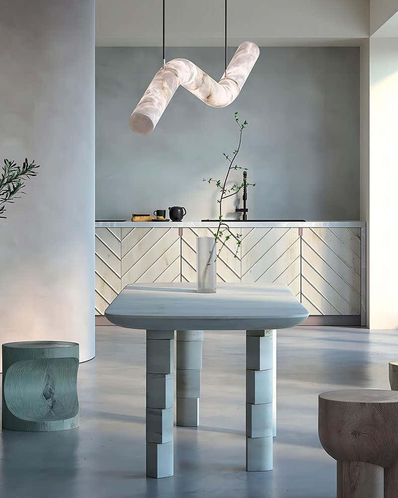 LED Unusual Alabaster Fixture in Aged Brass Liberty Linear Chandelier for Sink Kitchen Island