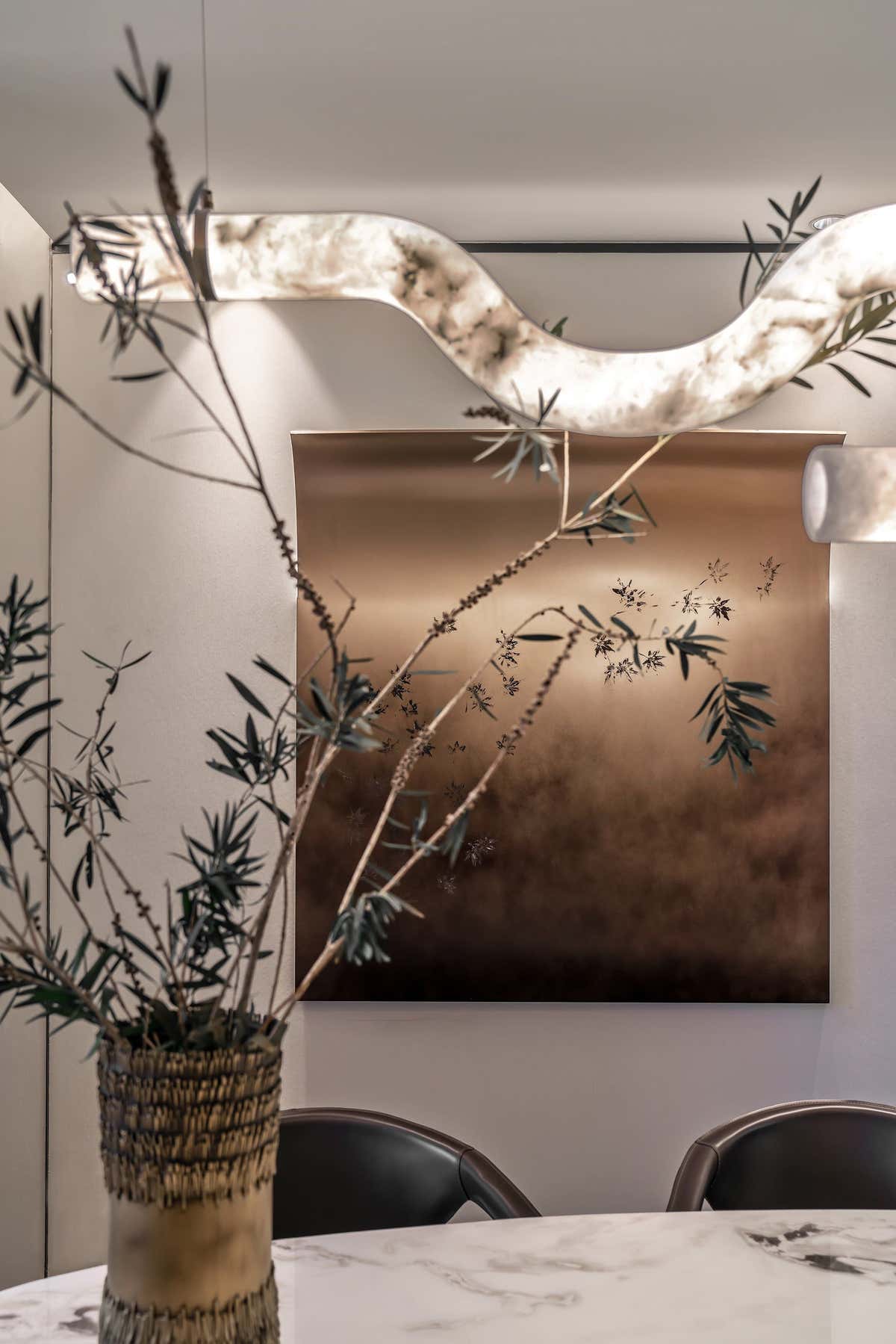 LED Unusual Alabaster Fixture in Aged Brass Liberty Linear Chandelier for Sink Kitchen Island