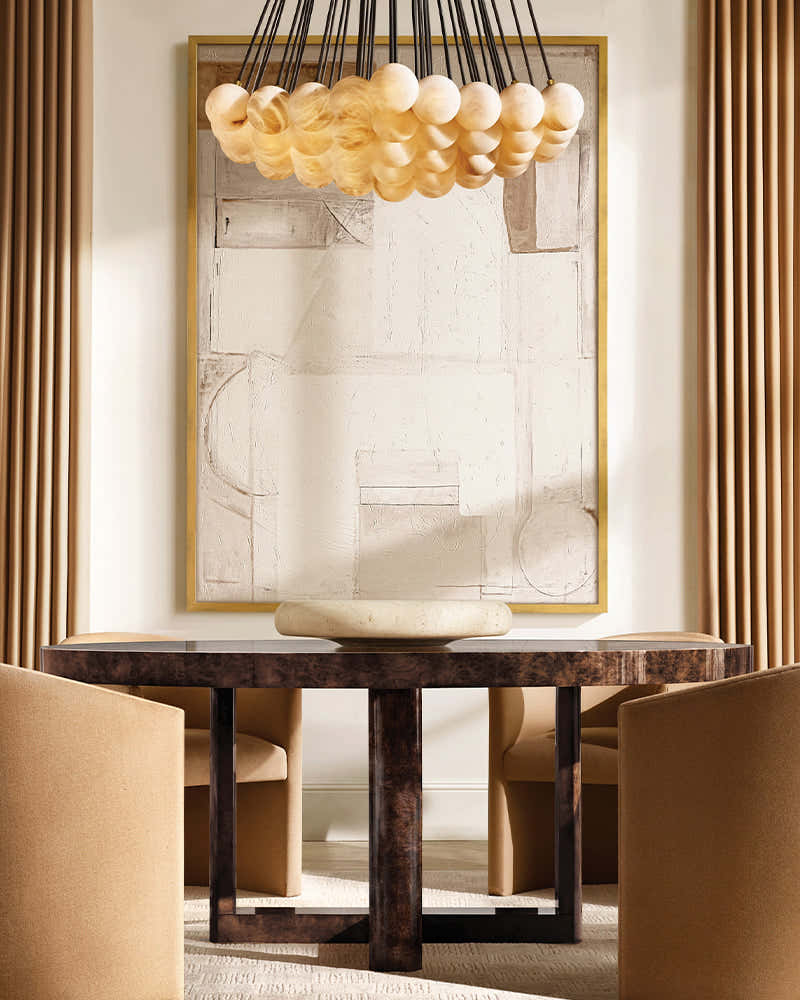30 lights Cluster Alabaster Globe Chandelier with long cord for high ceiling entrance