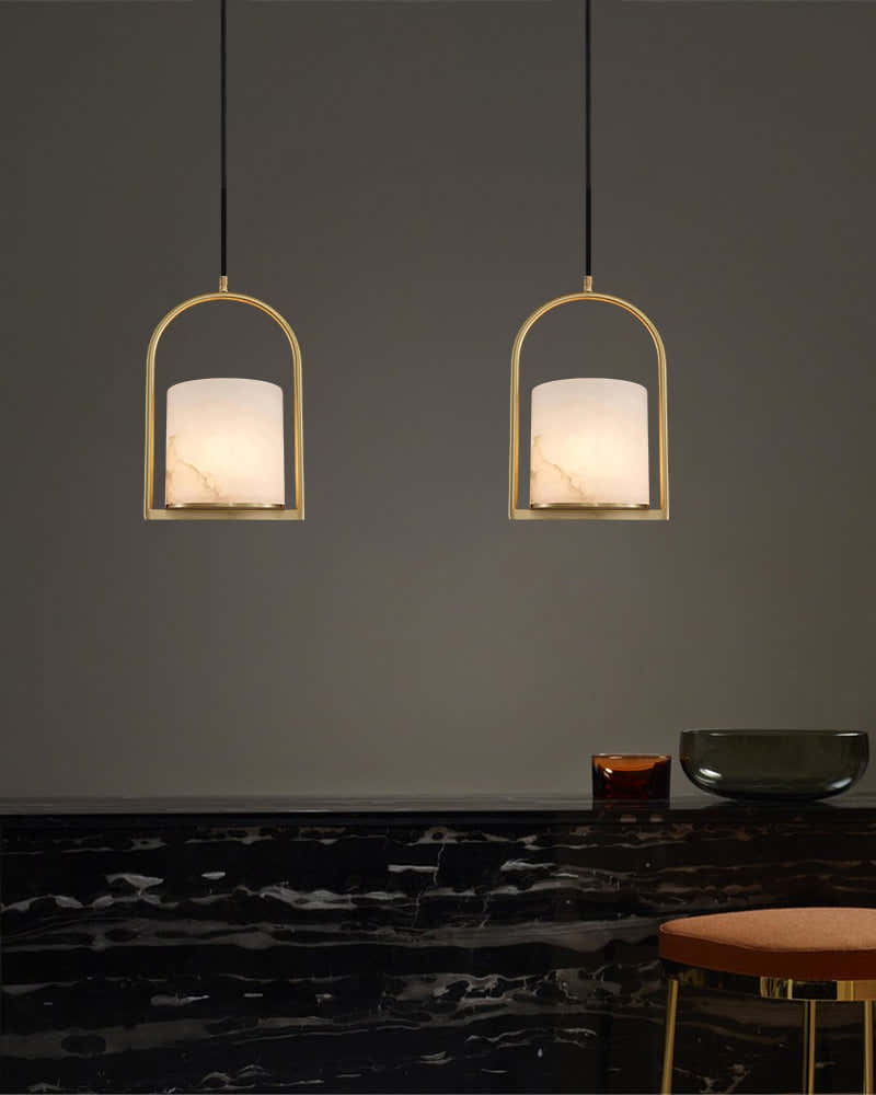 3 lights cluster alabaster dome brass pendant indoor lighting ceiling for kitchen island