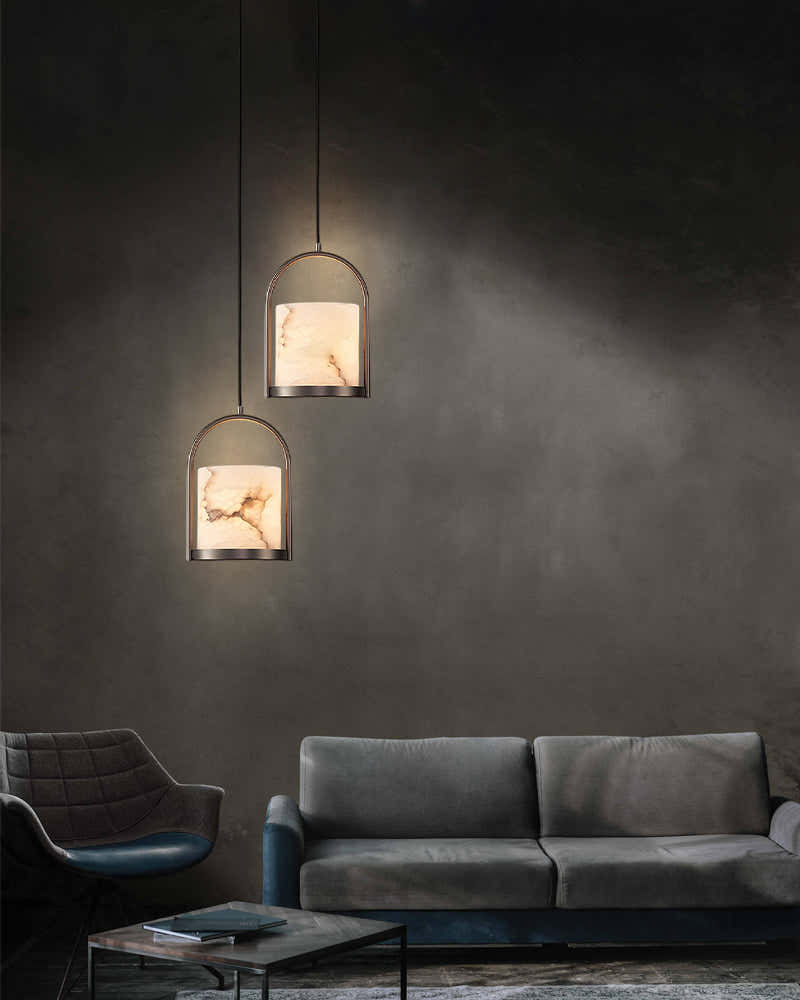 3 lights cluster alabaster dome brass pendant indoor lighting ceiling for kitchen island