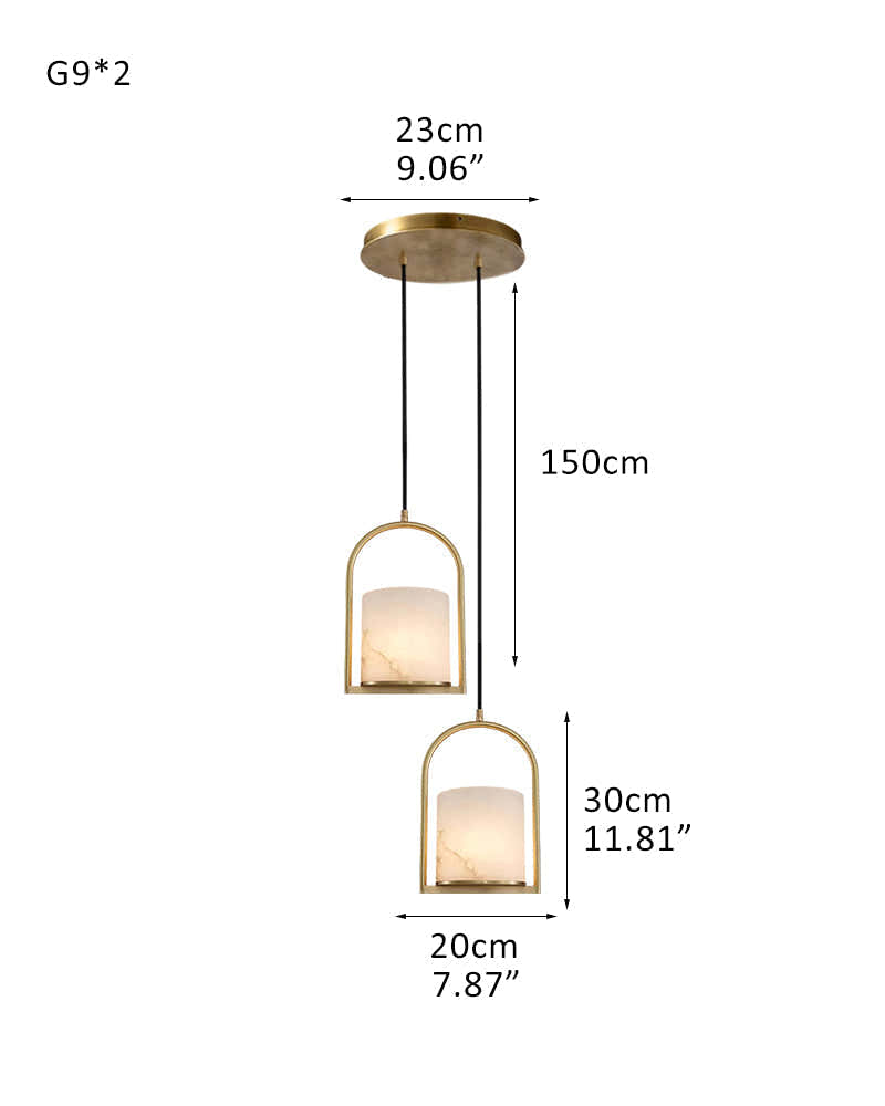 3 lights cluster alabaster dome brass pendant indoor lighting ceiling for kitchen island