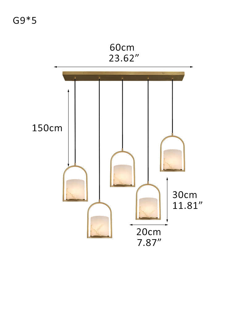 3 lights cluster alabaster dome brass pendant indoor lighting ceiling for kitchen island