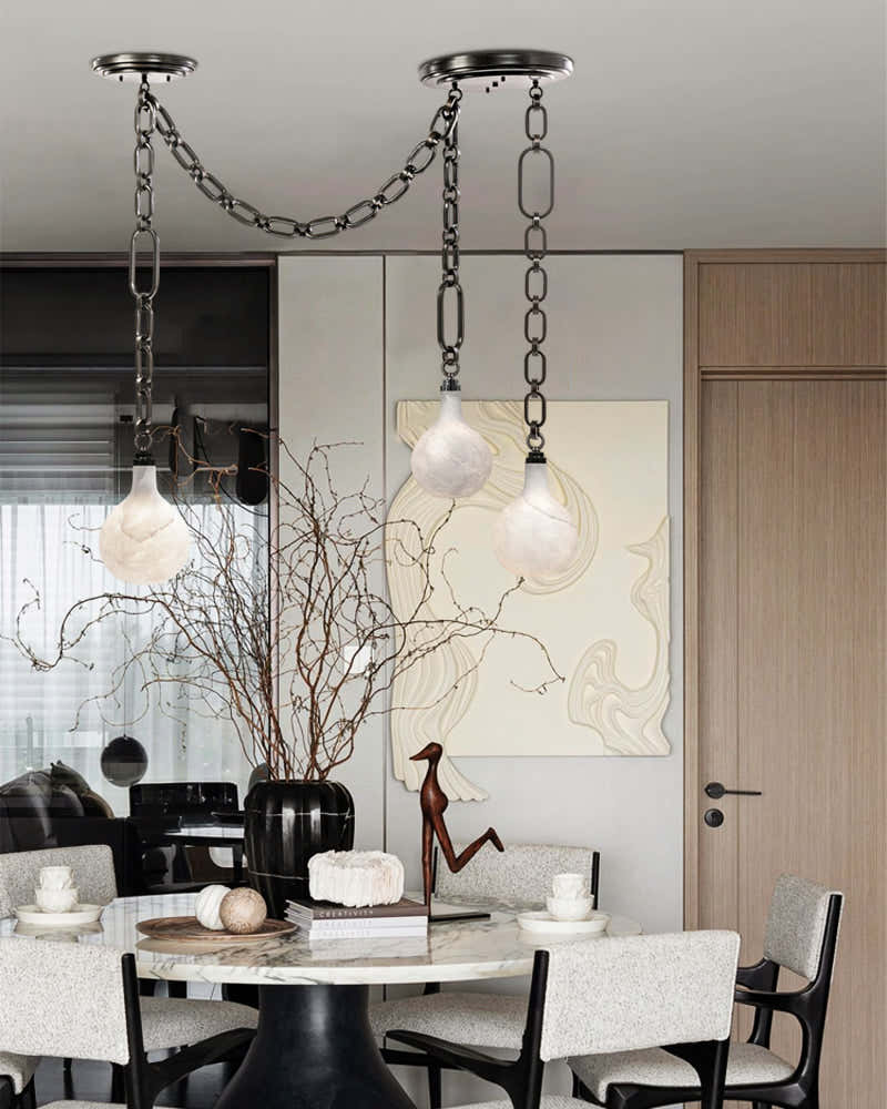 Vintage style Cluster White Mini Insignia Globe Pendant Light 6" for kitchen Island