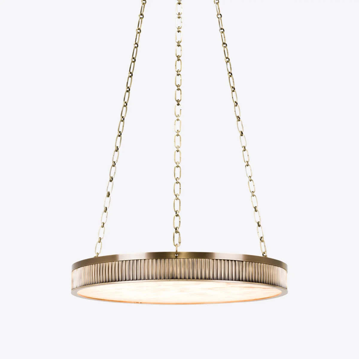 Chaplin Alabaster Plafonnier Chandelier