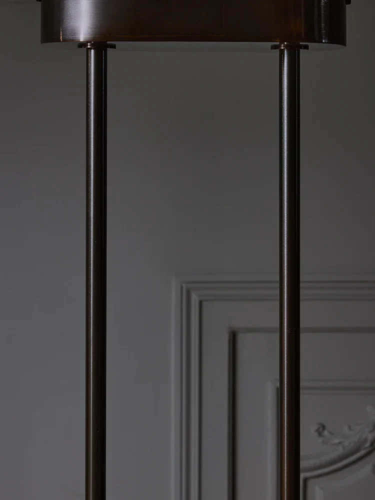 Alabaster Double Pendulum Chandelier