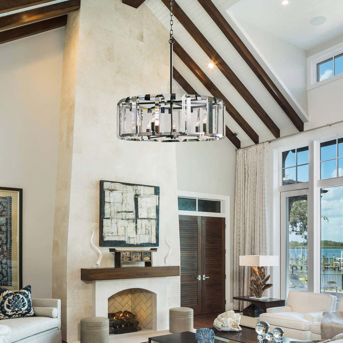 Amaya Round Chandelier 30" 38" 48"