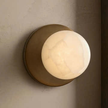 Girouette  Alabaster Sconce