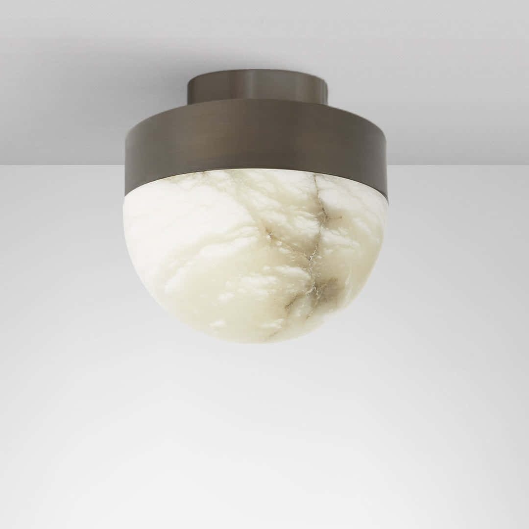 Lucid Alabaster Ceiling Mounted Light