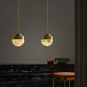Lucid Alabaster Pendant Light