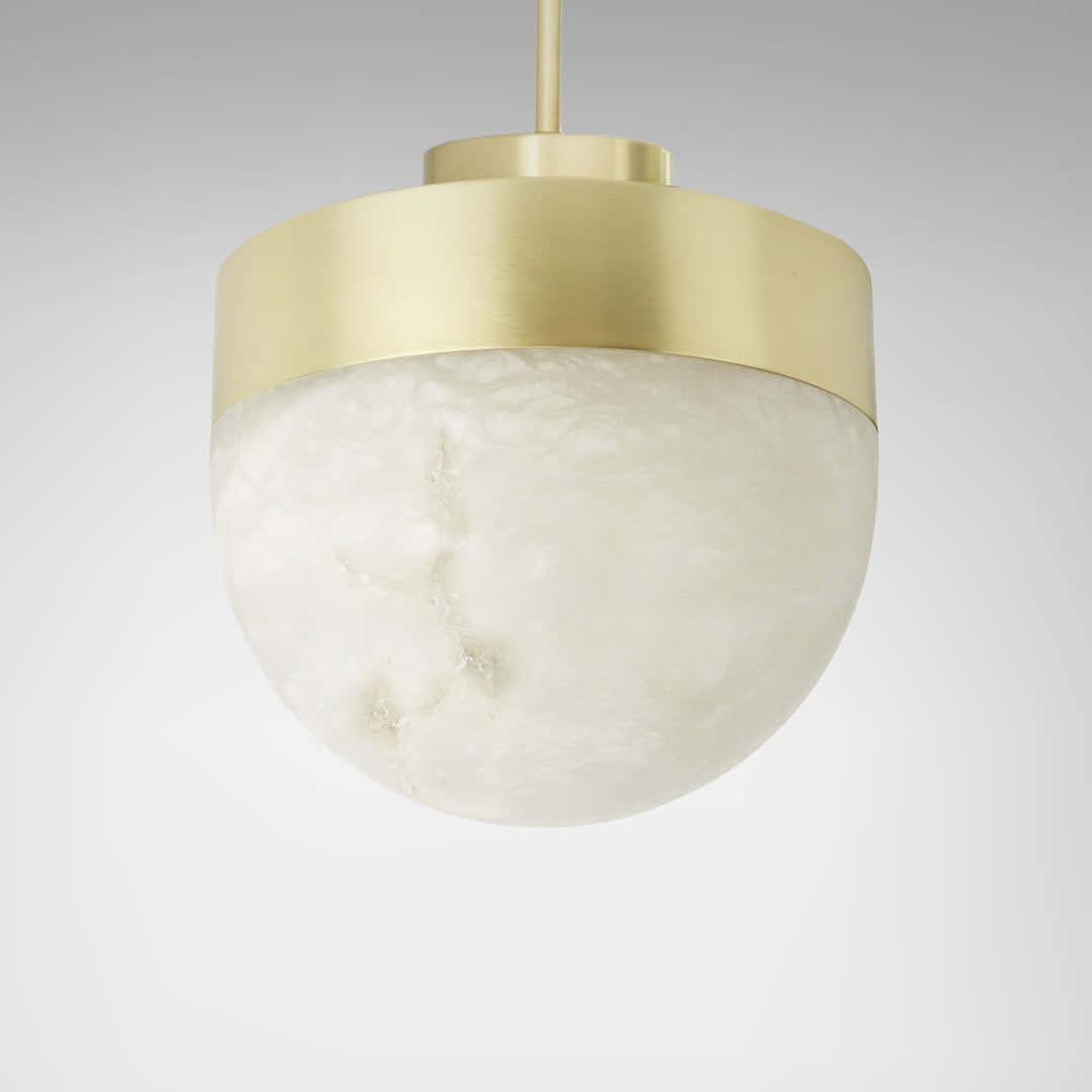 Lucid Alabaster Pendant Light