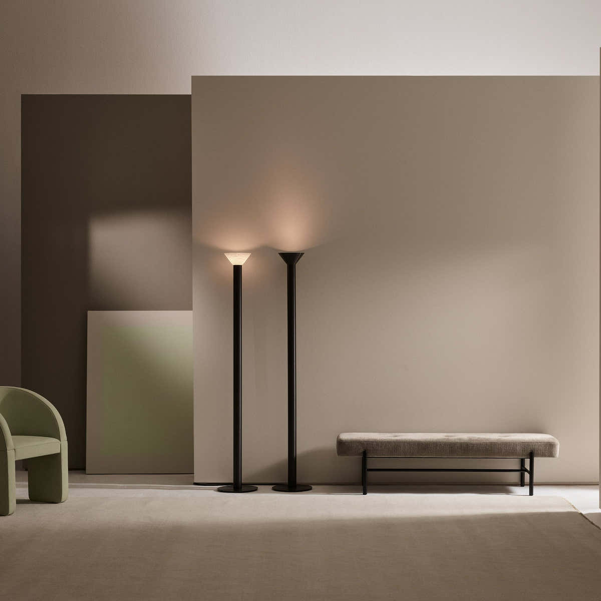 Torres Alabaster Floor Light