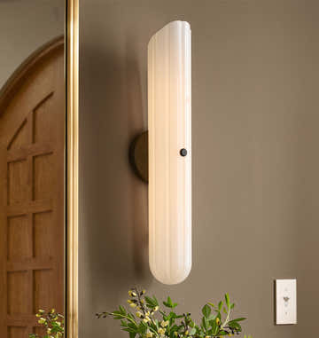 Lorna LED Sconce 12"H 24"H
