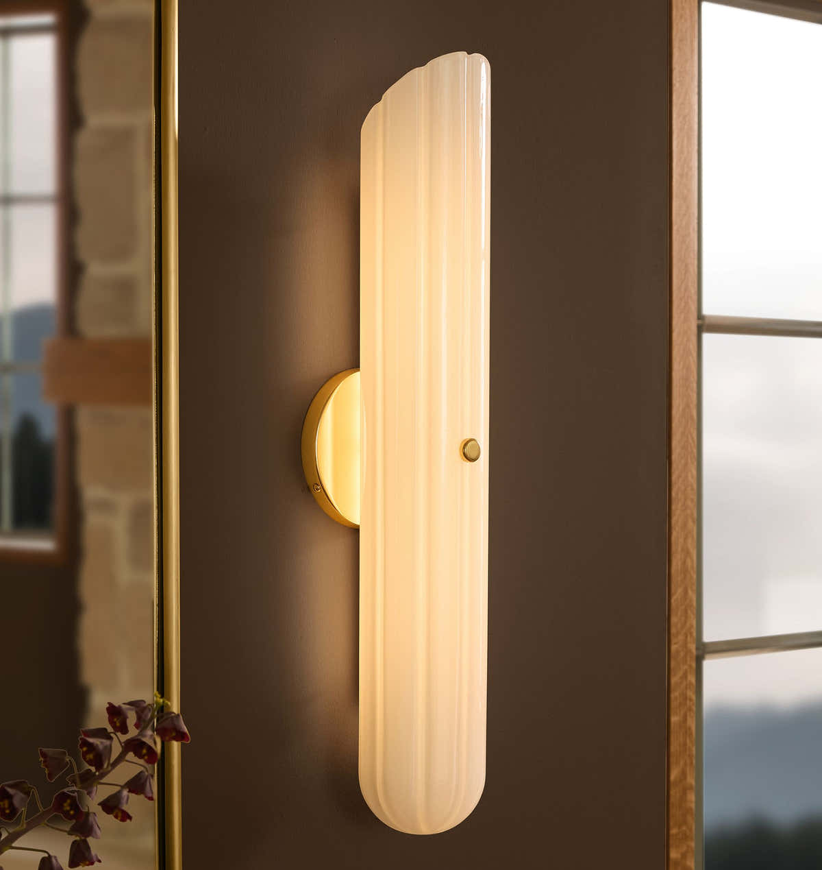 Lorna LED Sconce 12"H 24"H