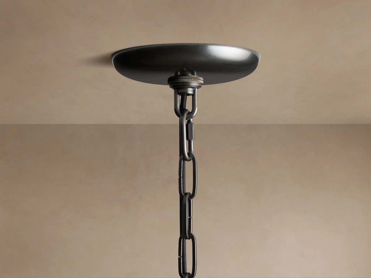 Amor 4-Tier Ghiaccio Glass Round Chandelier 36"