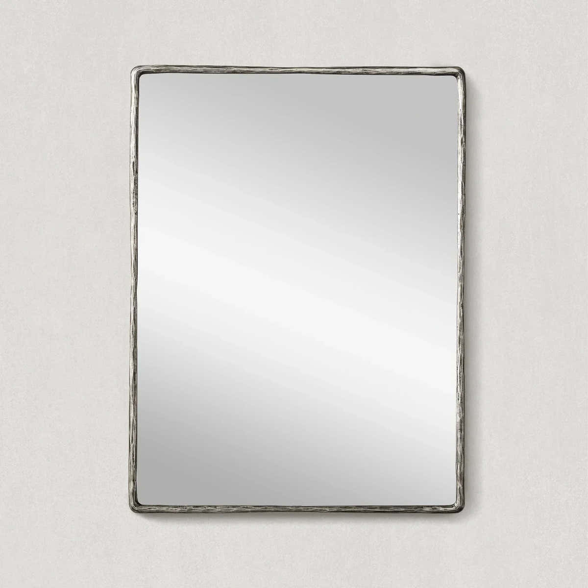 Hand-Forged Metal Mirror