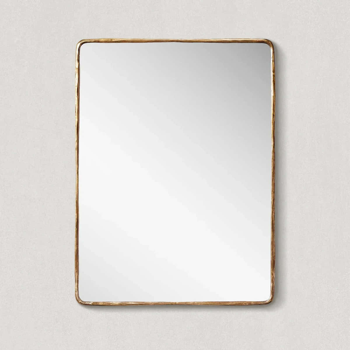 Hand-Forged Metal Mirror