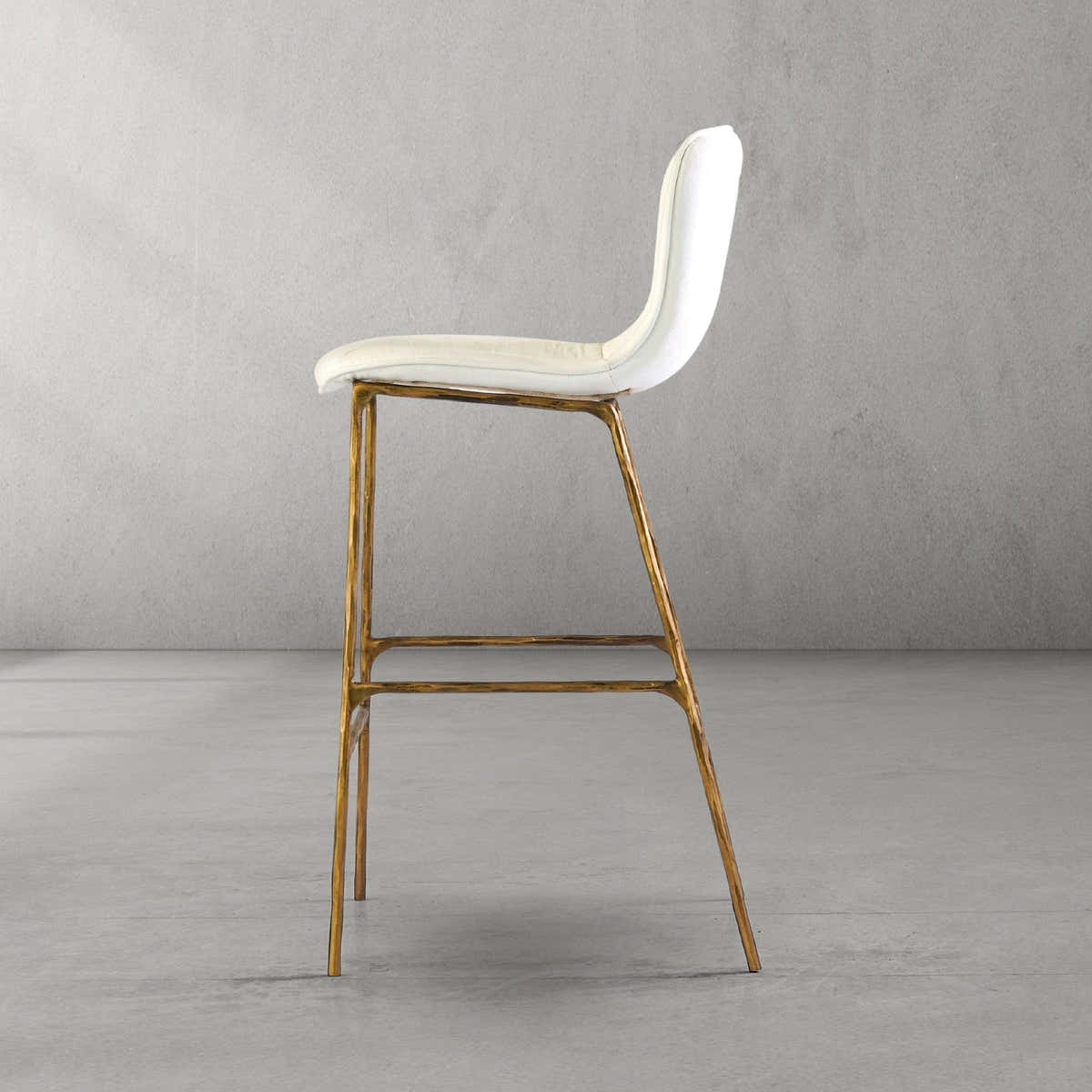 Hand-Forged Metal Modern Bar Chair