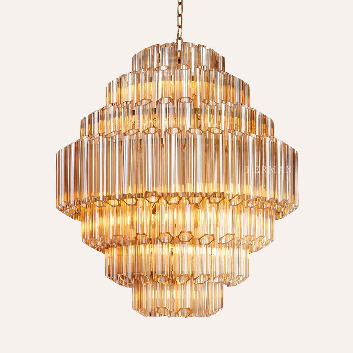 Grande Palermo Murano Chandelier  32.68"