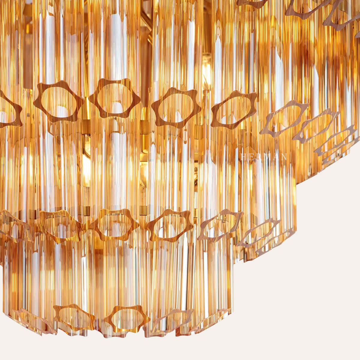 Grande Palermo Murano Chandelier  32.68"