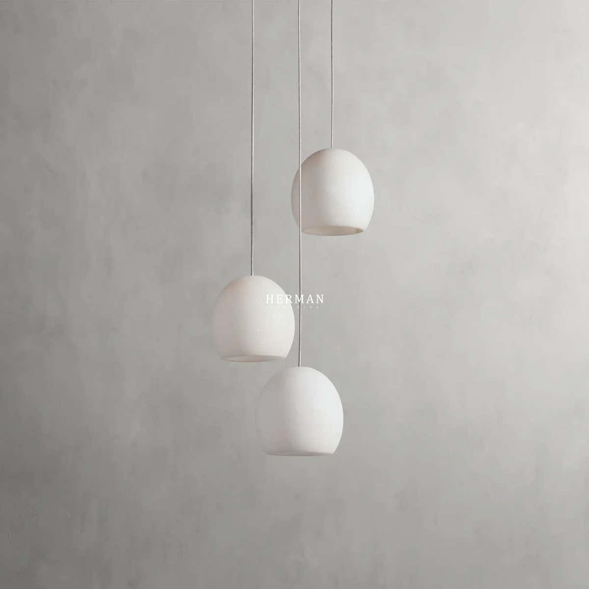 Arica Alabaster Round Chandelier