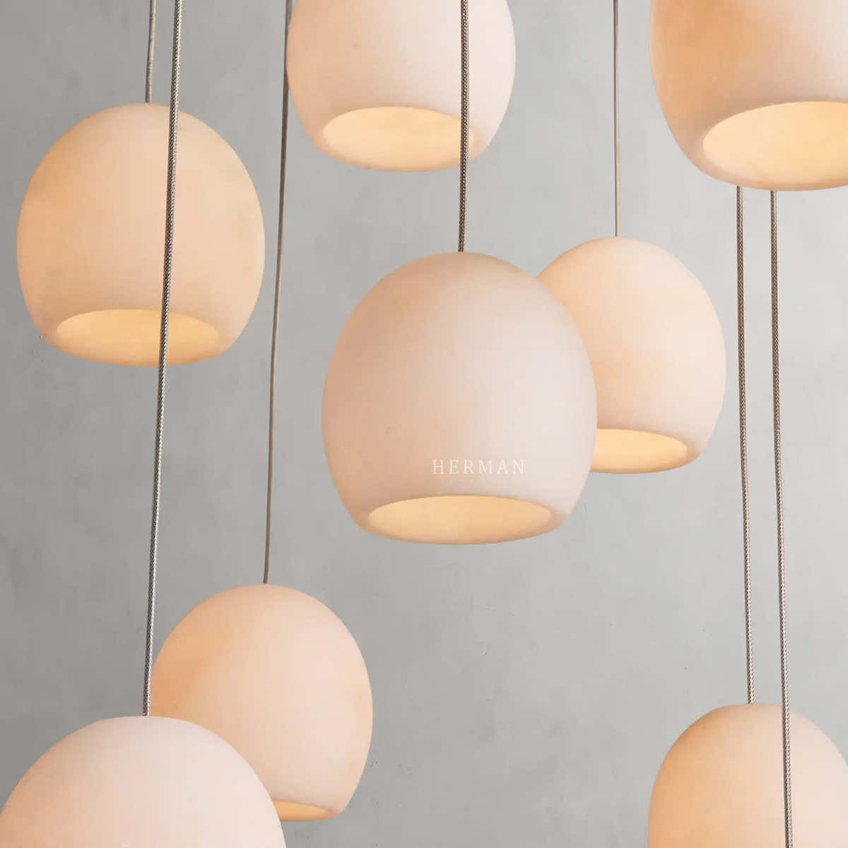 Arica Alabaster Linear Chandelier 7/15/30 Light