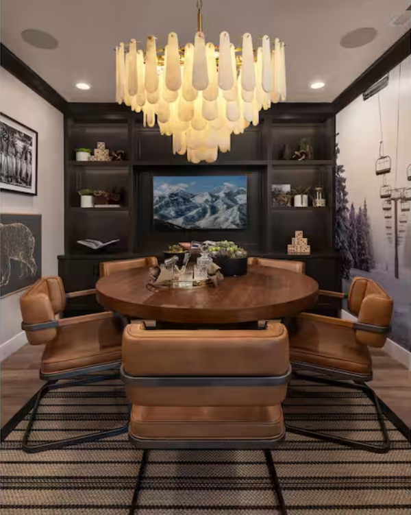 Modern Chandelier 32 in. 16-Lights Gold Chandelier With Alabaster Shade,Chandelier for Dining Room, Living Room, Bedroom