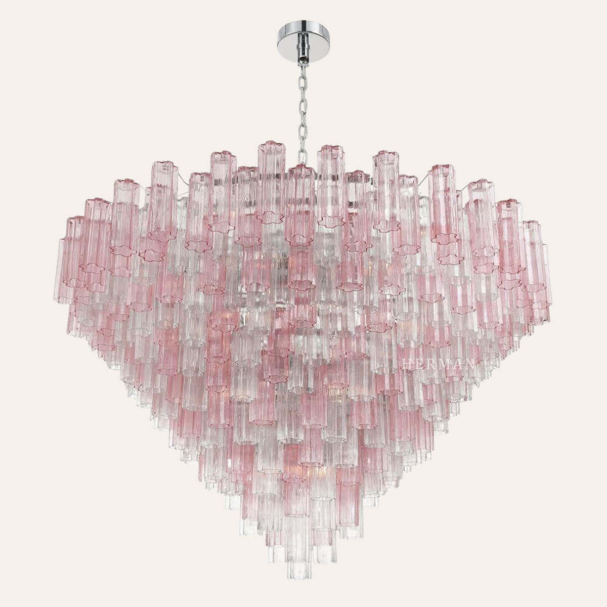 Murano Glass 40 Light Chandelier 62" W