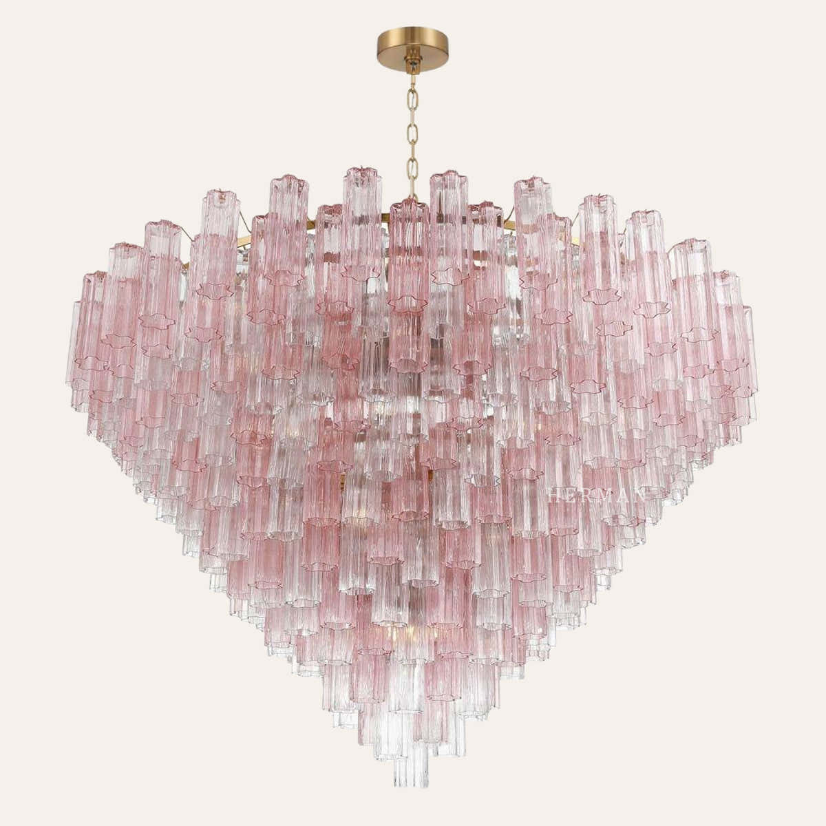 Murano Glass 40 Light Chandelier 62" W