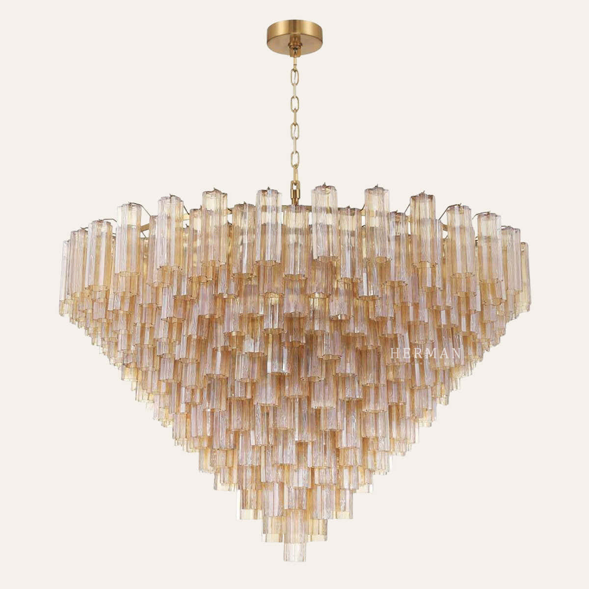 Murano Glass 40 Light Chandelier 62" W