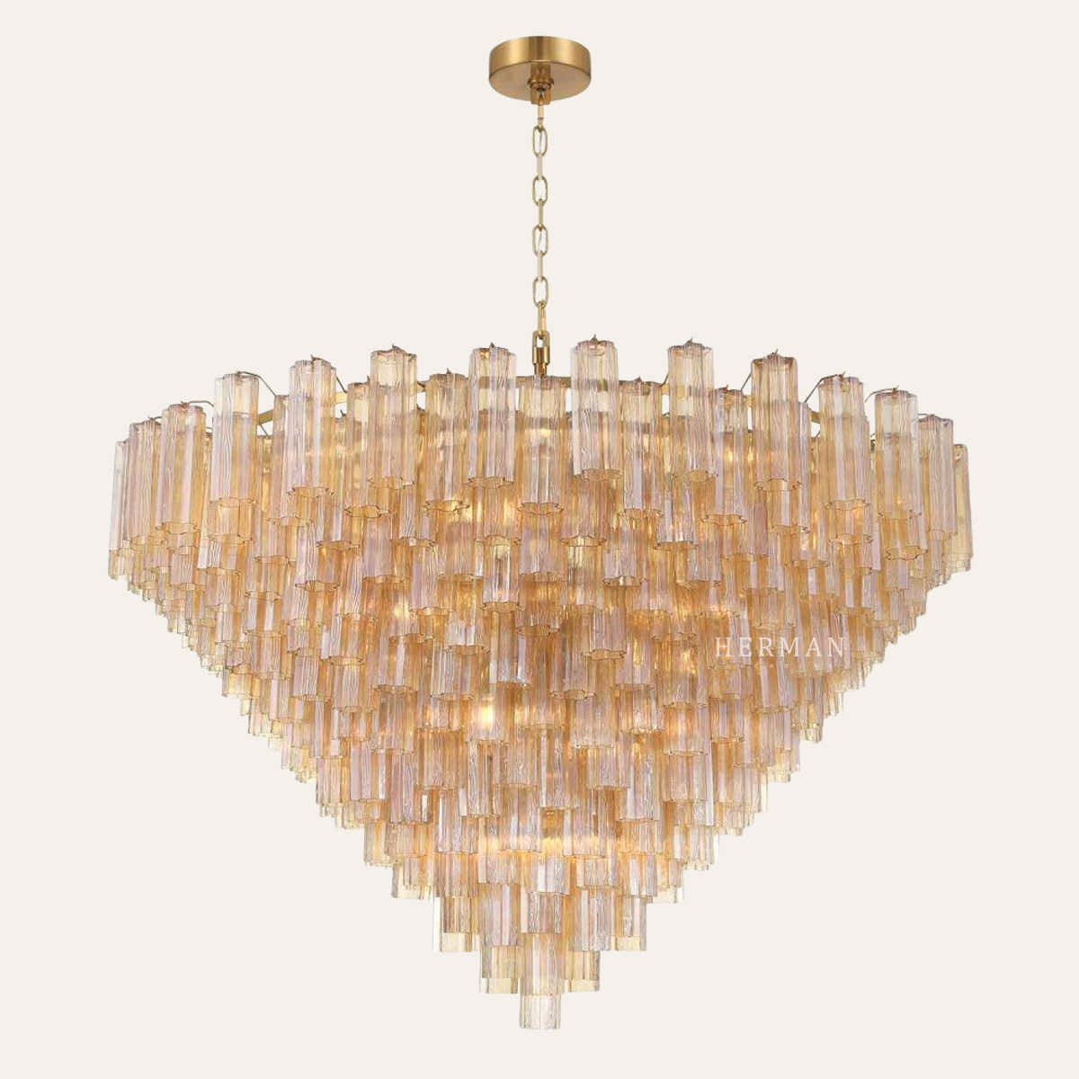 Murano Glass 40 Light Chandelier 62" W