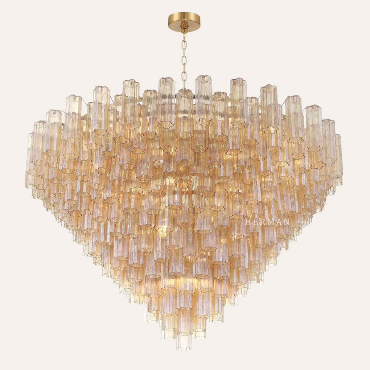 Murano Glass 40 Light Chandelier 62" W