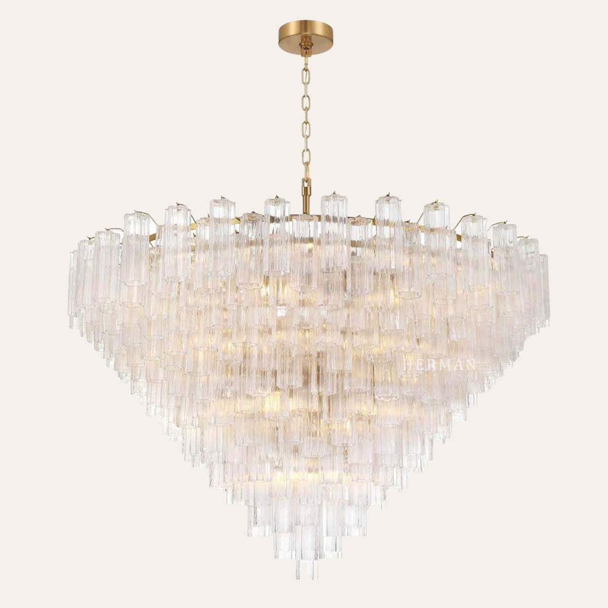 Murano Glass 40 Light Chandelier 62" W