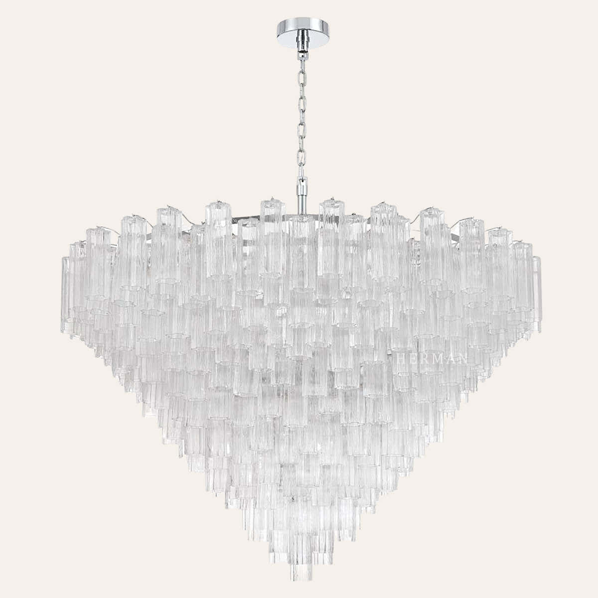 Murano Glass 40 Light Chandelier 62" W