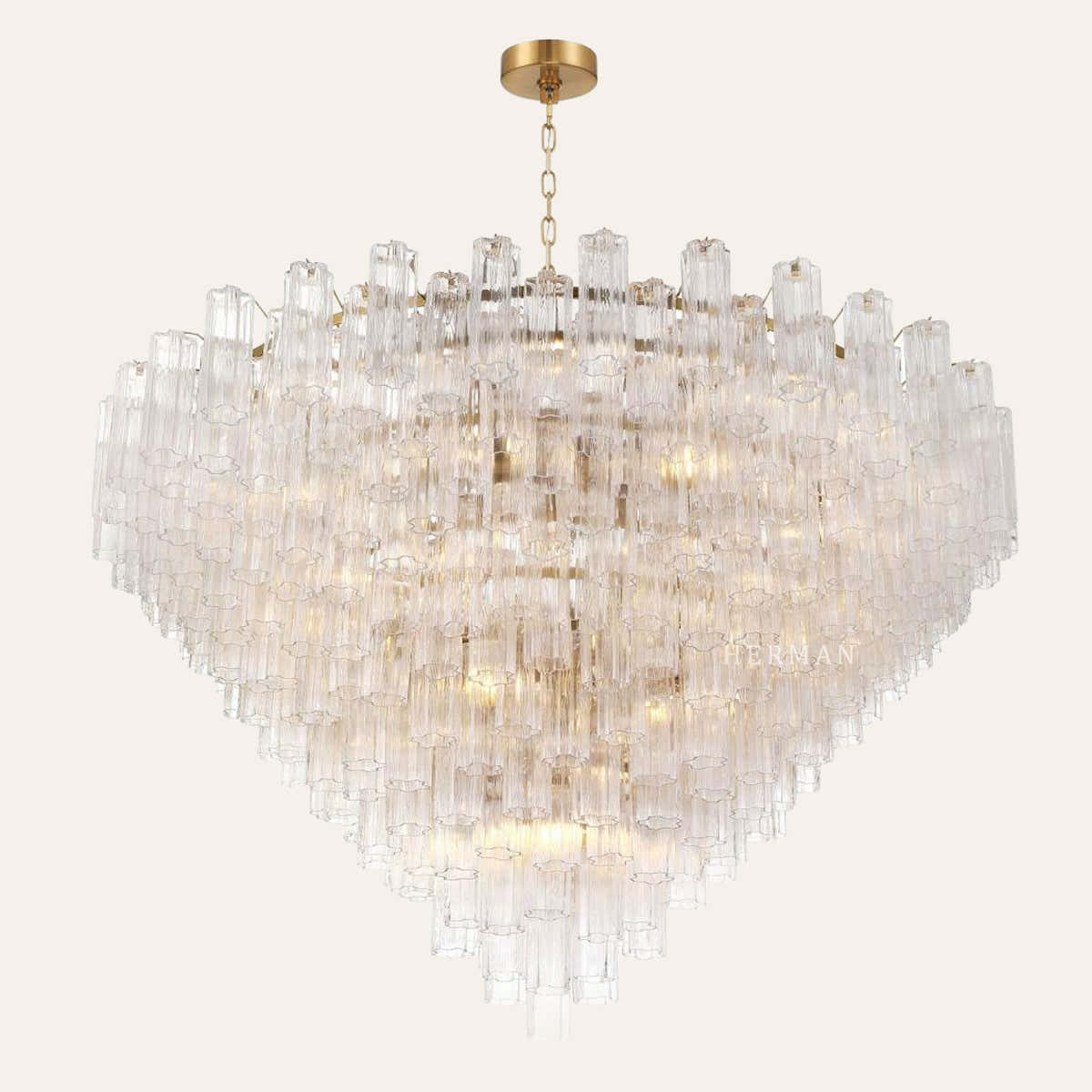 Murano Glass 40 Light Chandelier 62" W