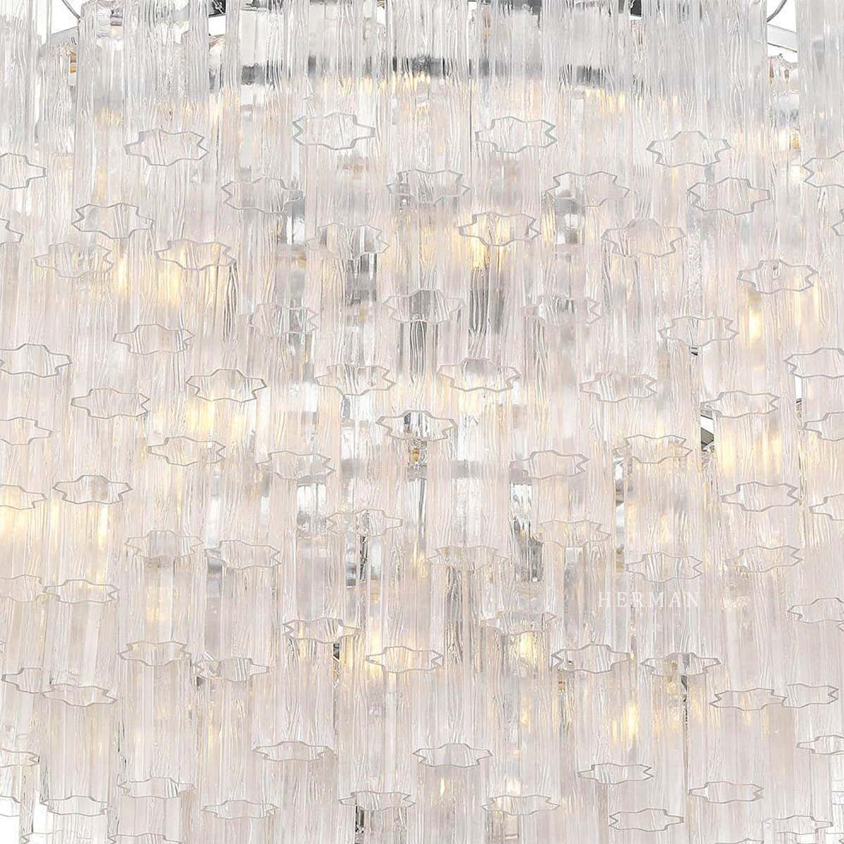 Murano Glass 40 Light Chandelier 62" W