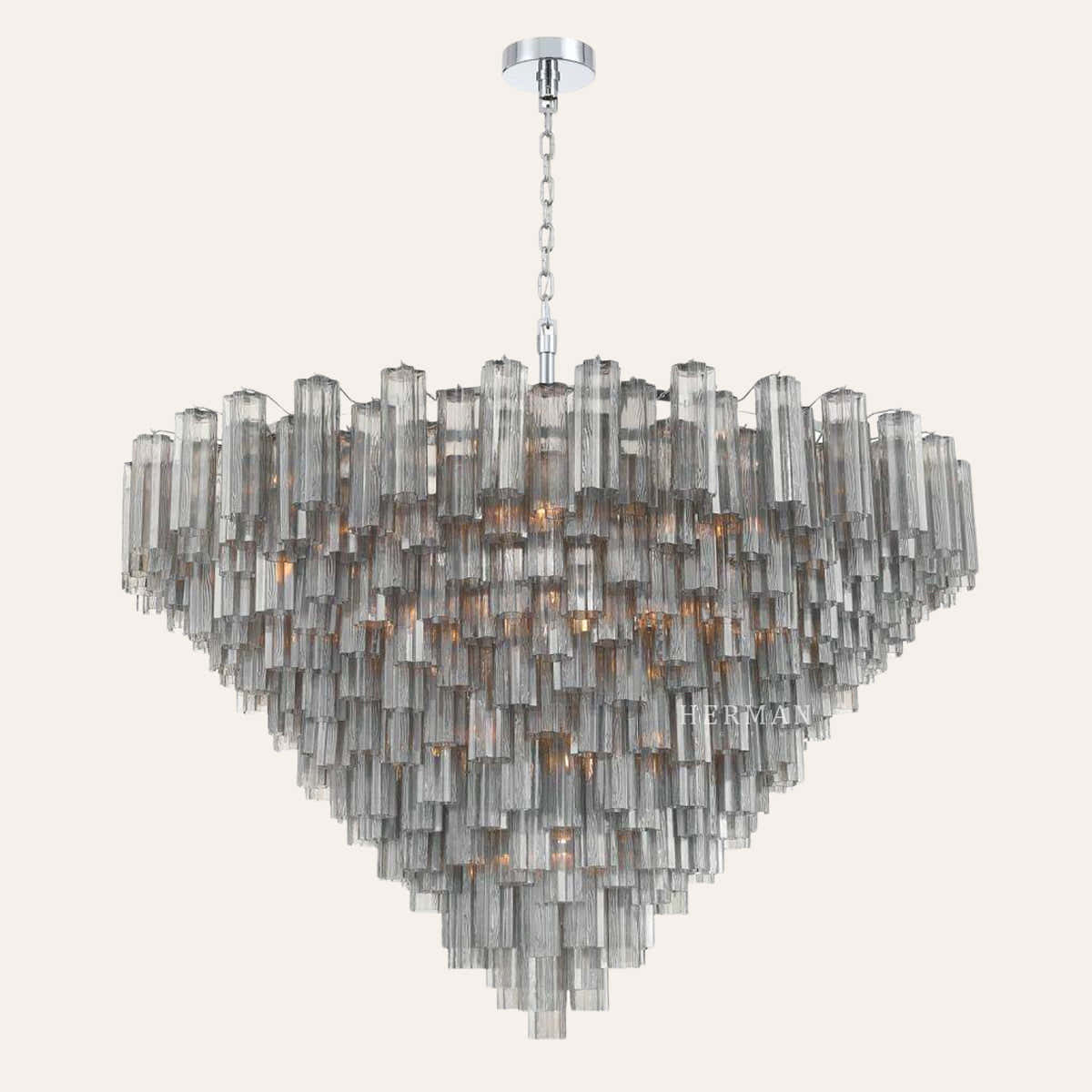 Murano Glass 40 Light Chandelier 62" W