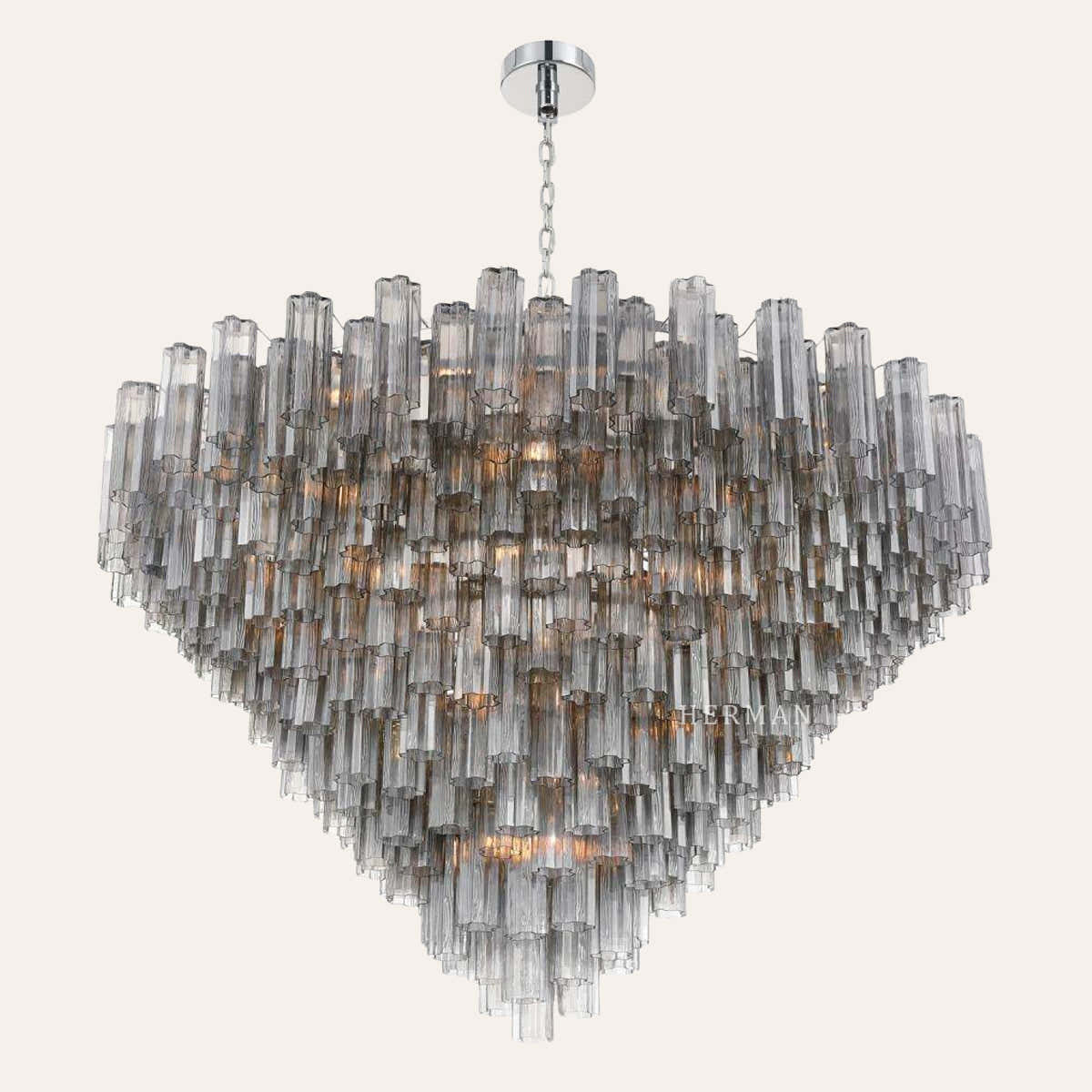 Murano Glass 40 Light Chandelier 62" W