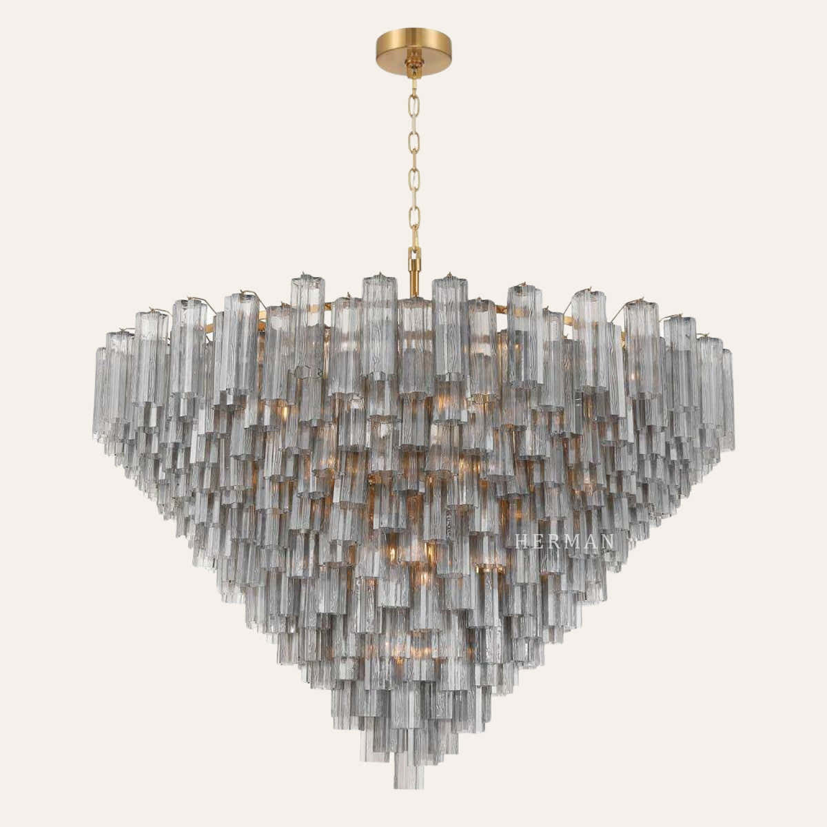 Murano Glass 40 Light Chandelier 62" W