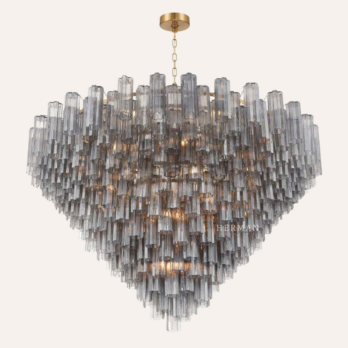 Murano Glass 40 Light Chandelier 62" W